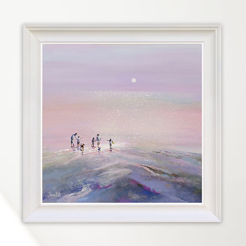 Evening Paddle | Framed Print by Janet Gammans