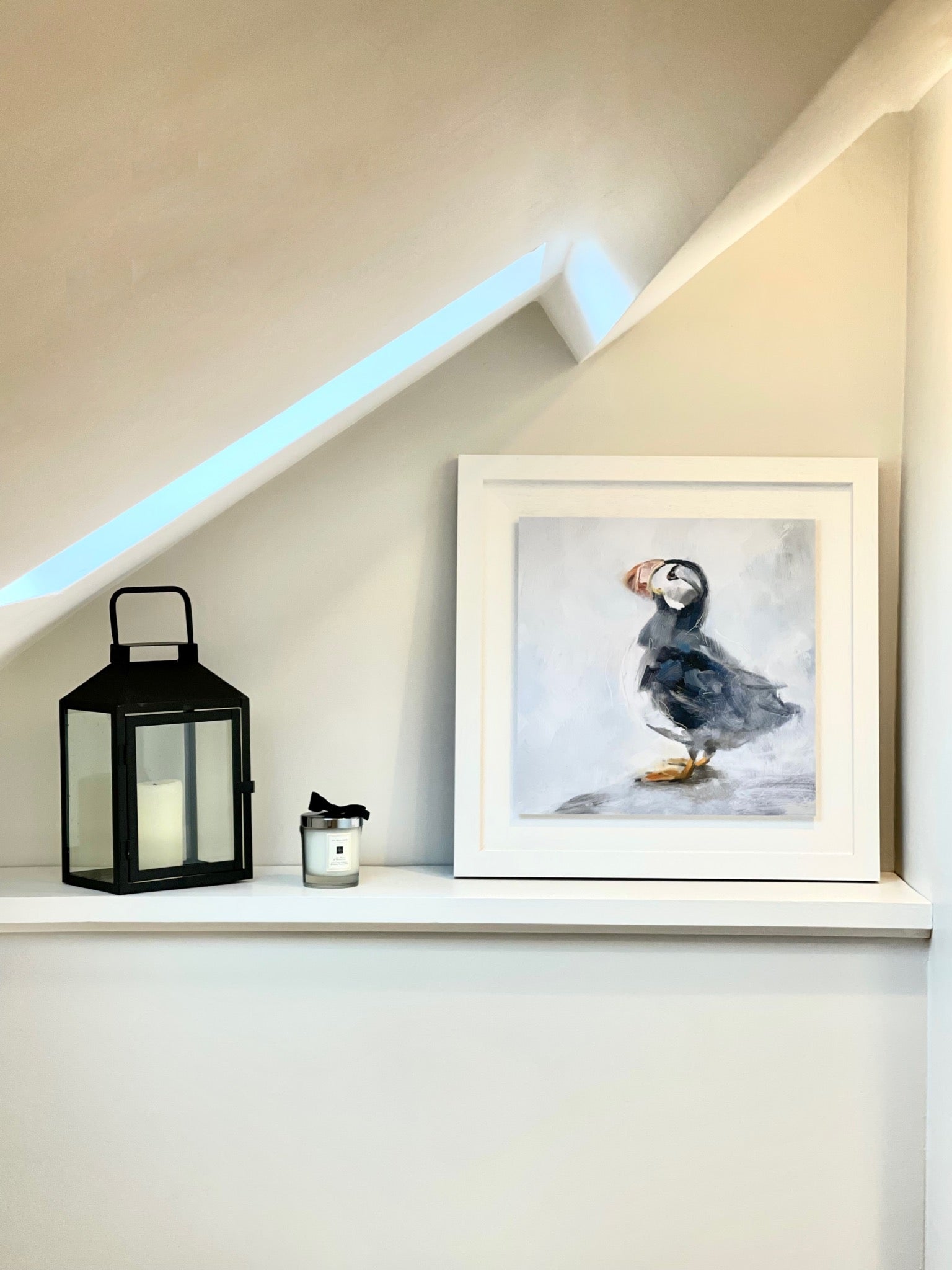 Puffin | Framed Print by Julie Brunn