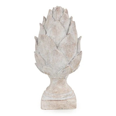Resin Artichoke Ornament Stone Effect