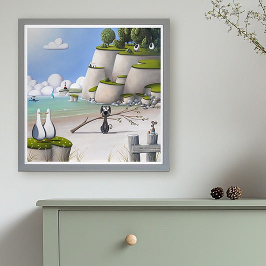 There's Always One! | Framed Print Wall Art by Simon Clarke