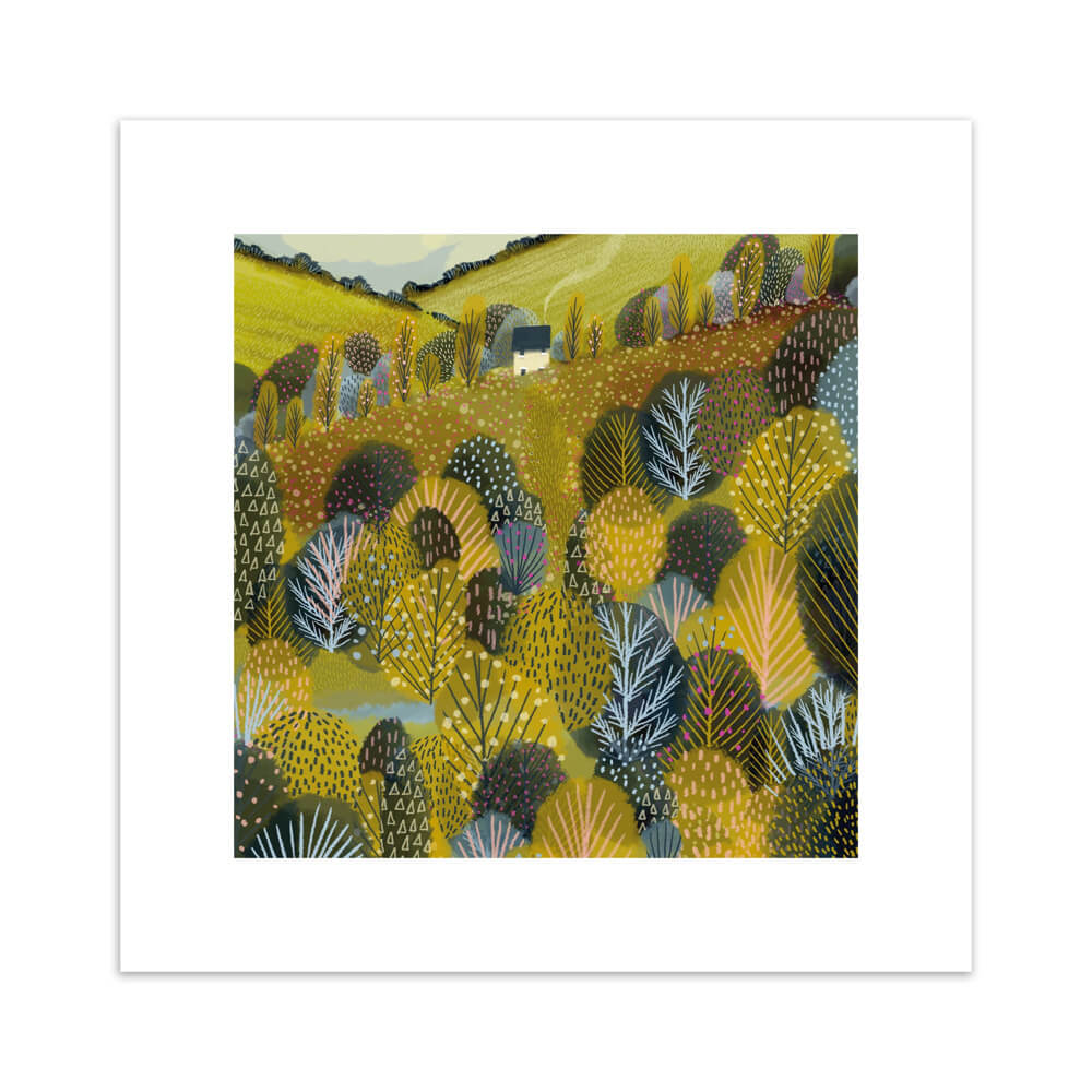 In the Pines Framed Print by Jane Newland | Red Lobster Gallery | Sheringham 