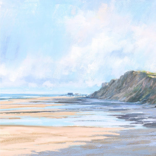 Beach towards Cromer | Card