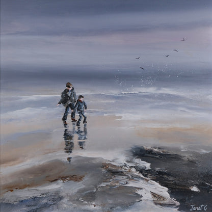 Skimming Stones | Original by Janet Gammans
