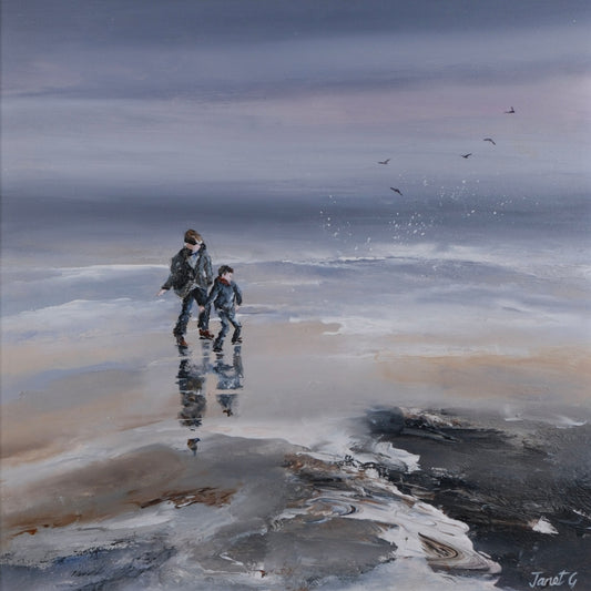 Skimming Stones | Original by Janet Gammans