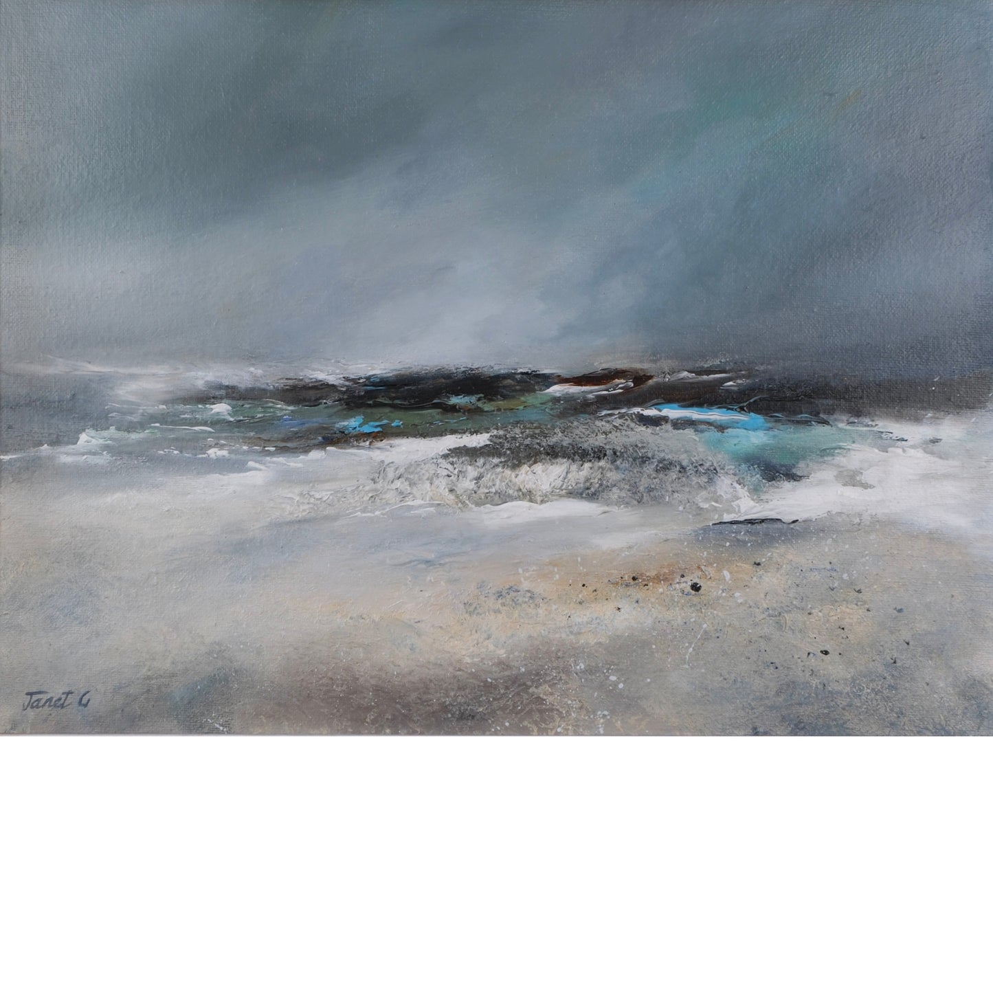 Rocky Shore  | Original by Janet Gammans