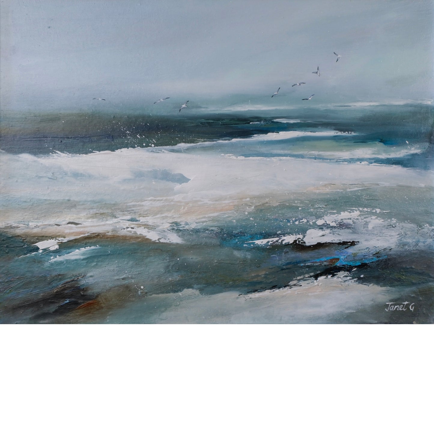 Life on the Ocean Wave  | Original by Janet Gammans