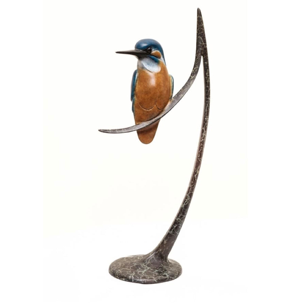 Kingfisher II | Large Bronze Sculpture by David Meredith – Limited Edition