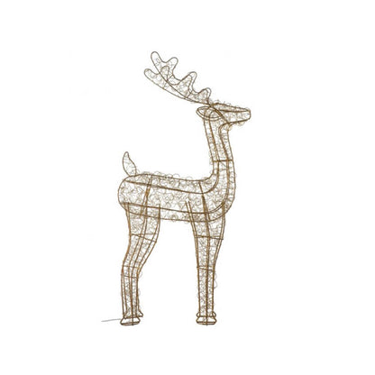 LED Reindeer Irene Gold