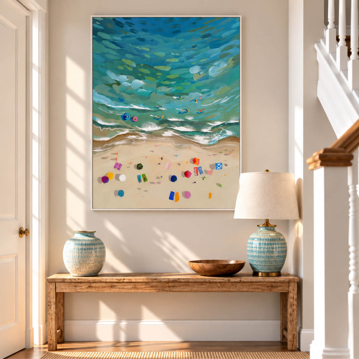 La Plage | Framed Print by Brook Page