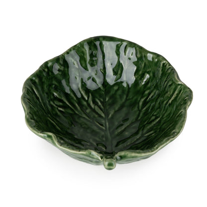Green Ceramic Leaf Bowl