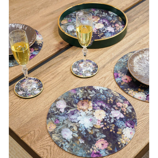 Laura Ashley Floral Placemats Set of 4