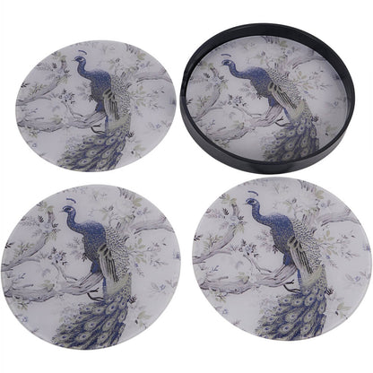 Laura Ashley Peacock Placemats Set of 4