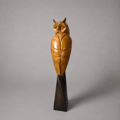 Long Eared Owl | Large Bronze Sculpture by David Meredith – Limited Edition