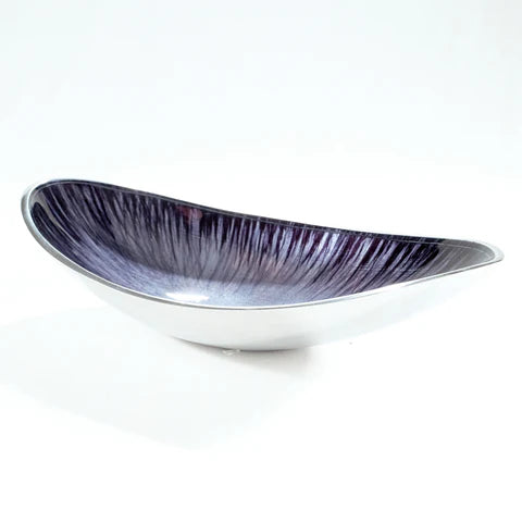 Long Oval Bowl | Brushed Black