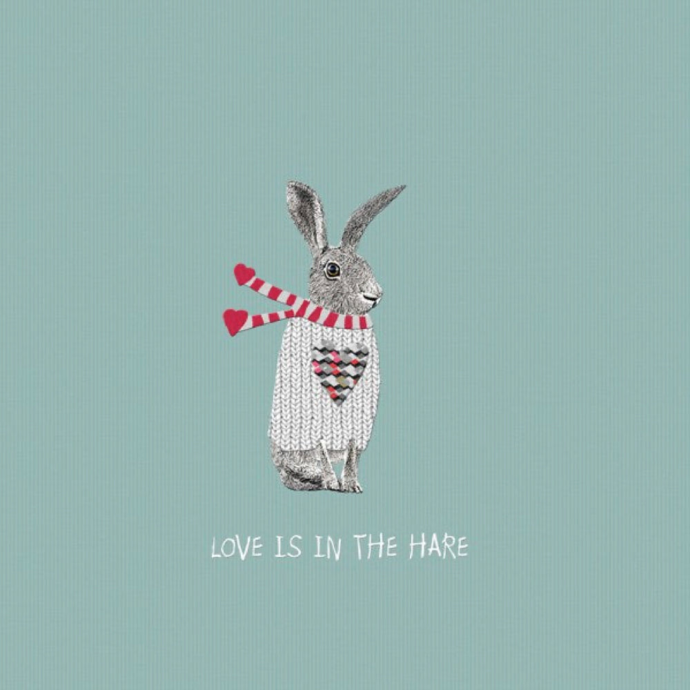 "Love is in the Hare" Card