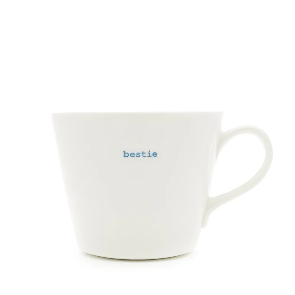 'Bestie' Porcelain Bucket Mug