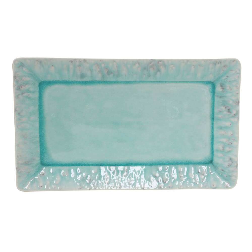 Madeira Blue Rectangular Tray