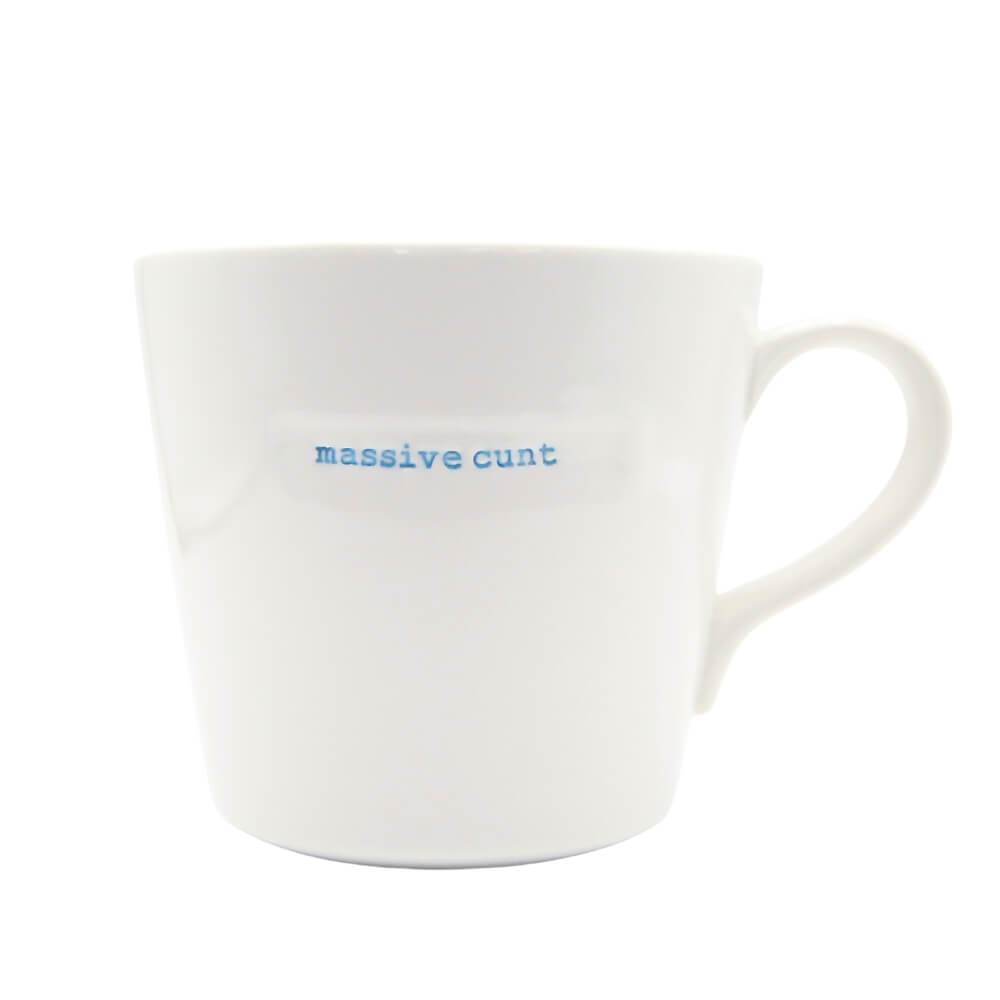 Massive Cunt Large Bucket Mug | Red Lobster Gallery