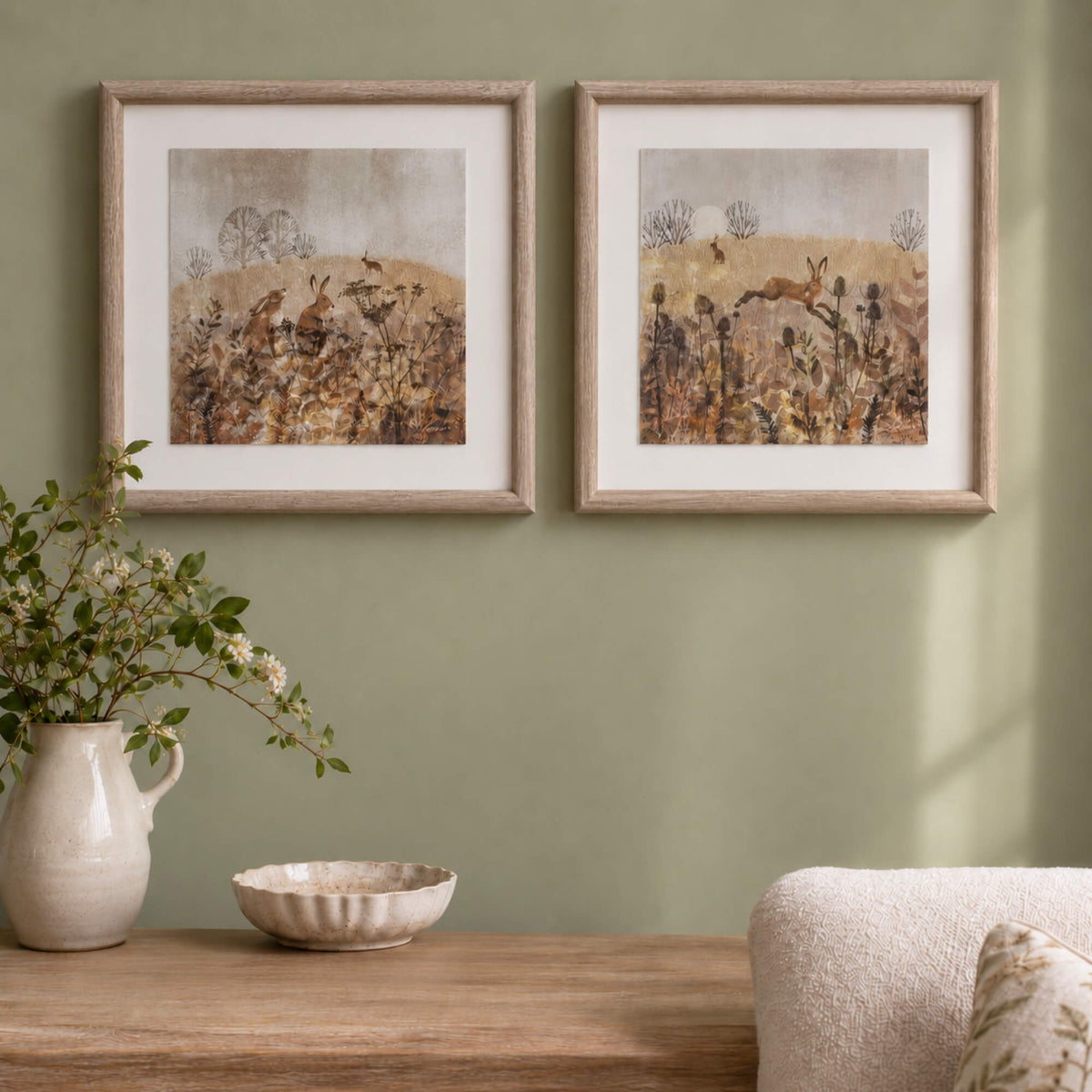 Meadow Mischief | Framed Print Set by Sabrina Roscino