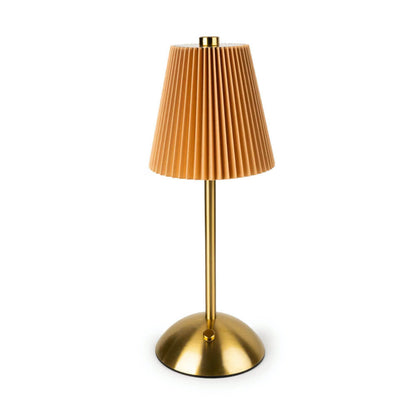 Taupe Metal Table Lamp