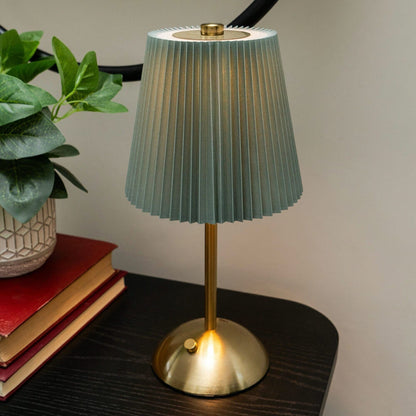 Duck Egg Blue Metal Table Lamp