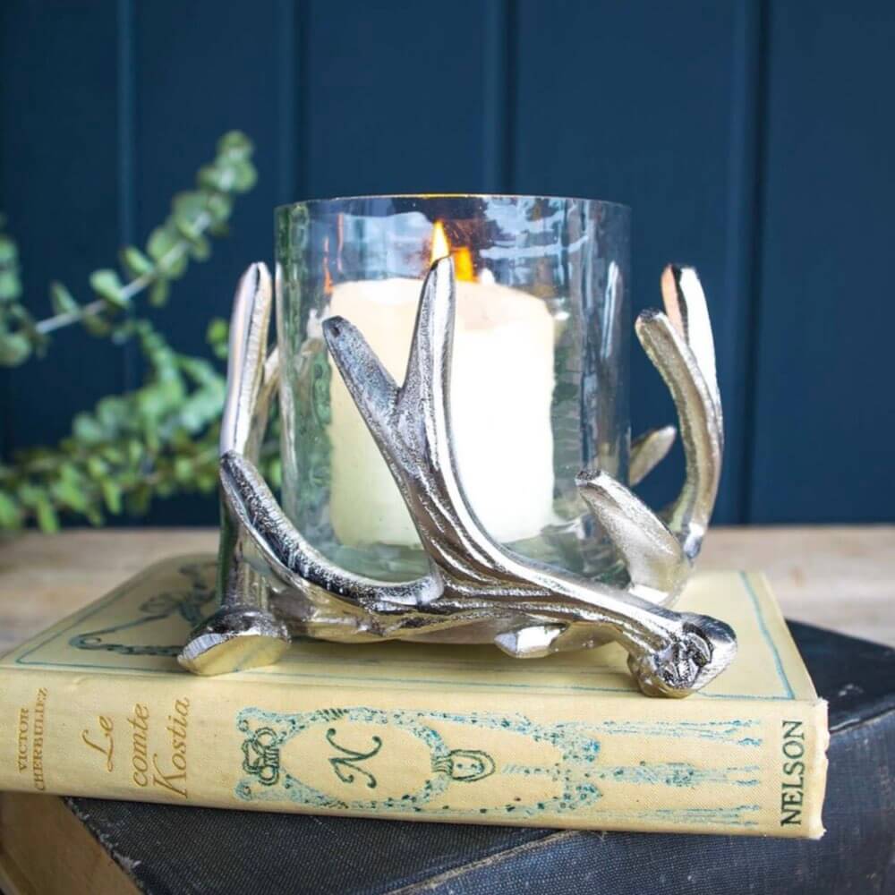 Mini Antler Tea Light Holder