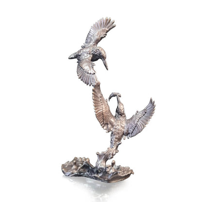 Miniature Bronze | Kingfisher Pair | Red Lobster Gallery