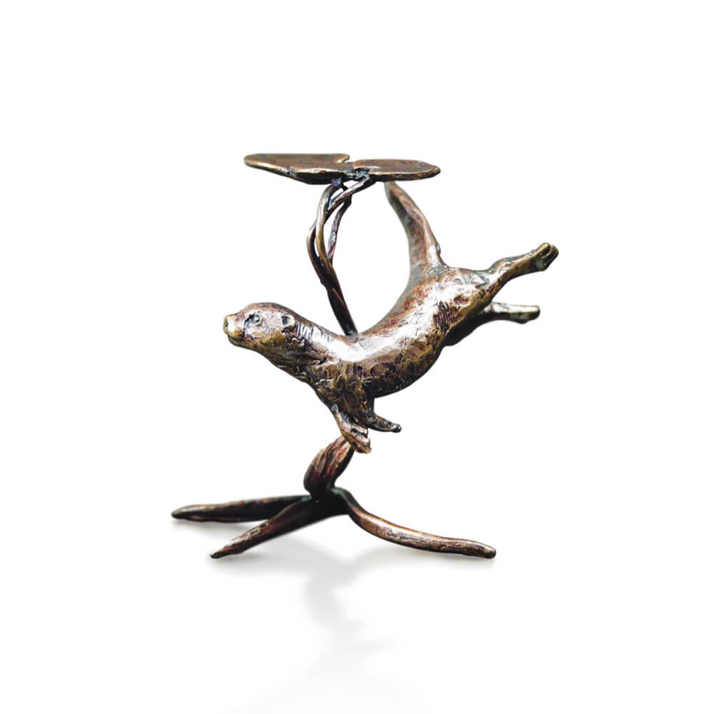 Miniature Bronze | Otter | Red Lobster Gallery