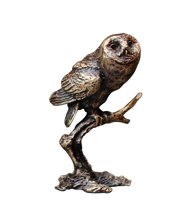 Miniature Bronze Tawny Owl | Red Lobster Gallery