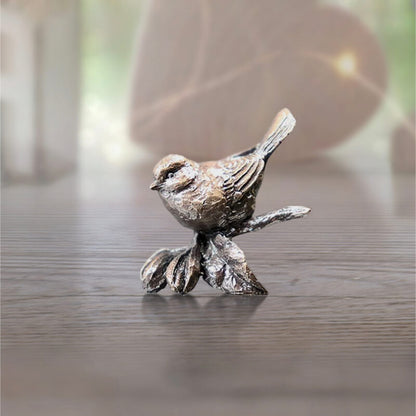 Collectable Miniature Bronze Blue Tit by Butler & Peach.
