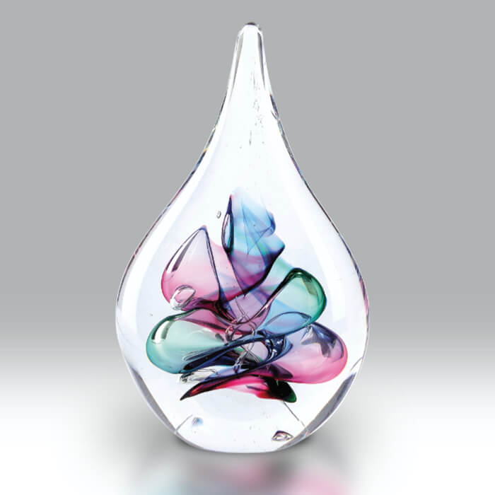 Crystal Teardrop Paperweight