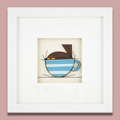 My Happy Place | Framed Bird Print | Red Lobster Gallery 