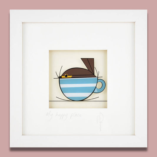 My Happy Place | Framed Bird Print | Red Lobster Gallery 