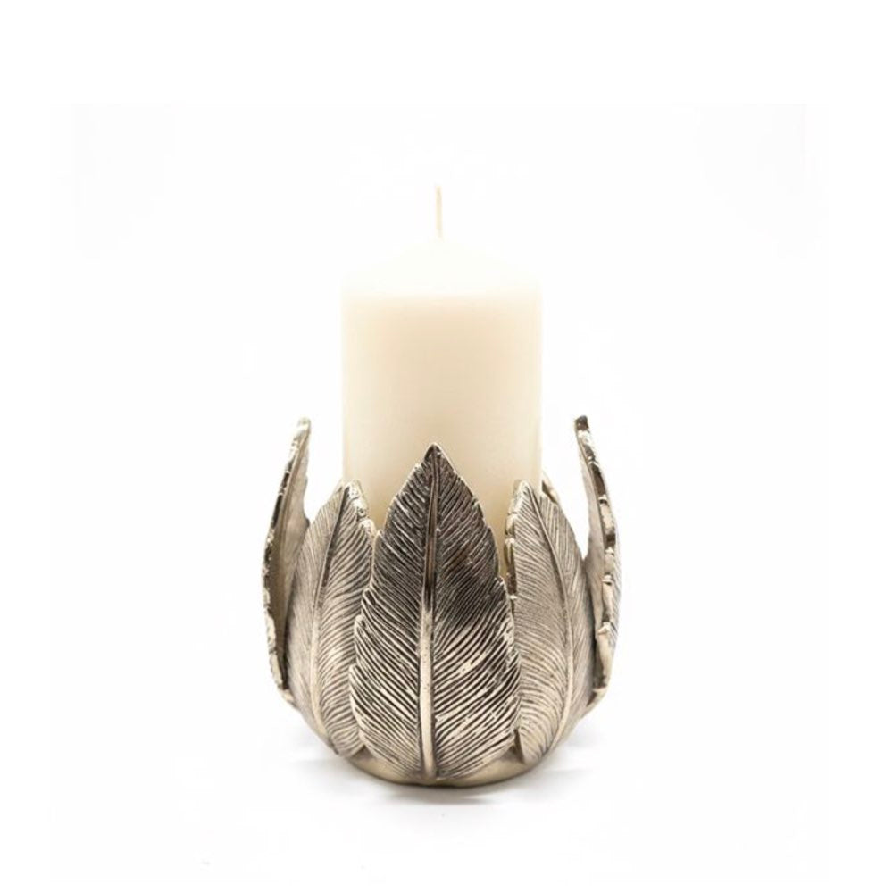 Palm Leaf Candle Holder