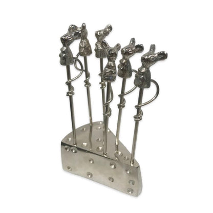 Cheese Wedge & Mouse Picks Holder