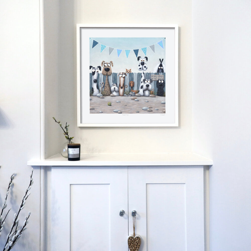 No Ball Games | Framed Print by Simon Clarke