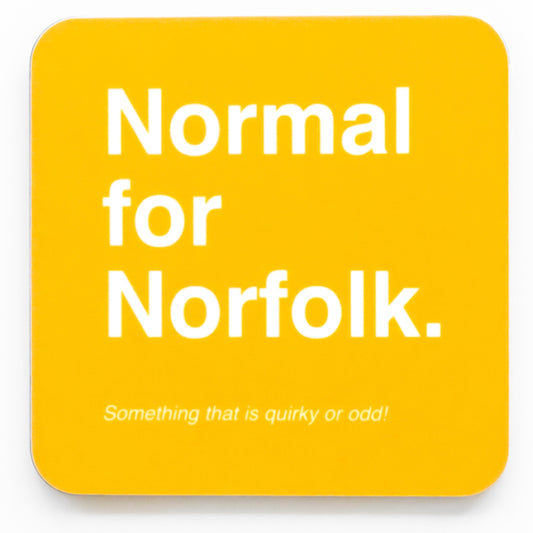 Normal for Norfolk | Norfolk Dialect Coaster | Red Lobster Gallery