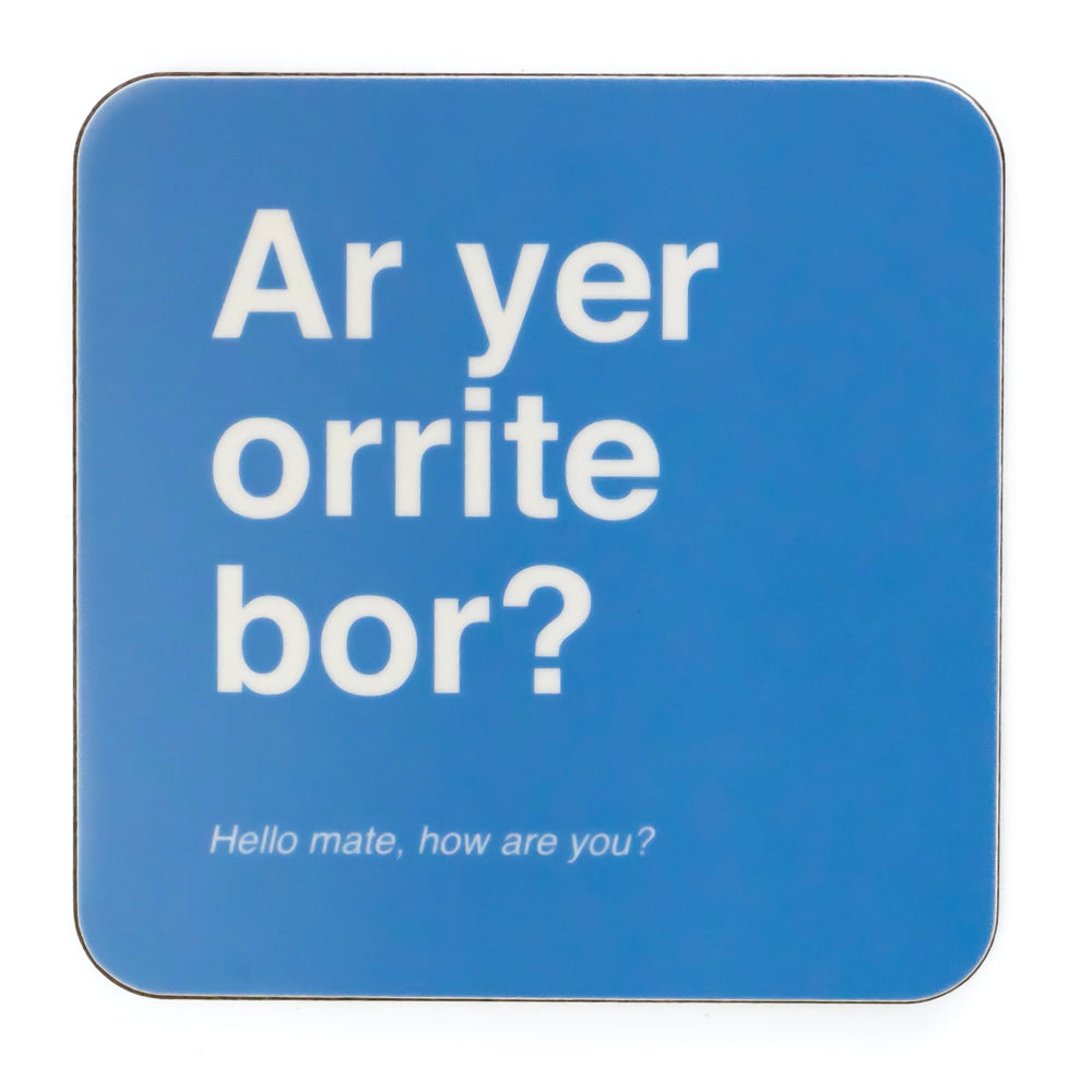 Ar yerr orrite bor | Norfolk Dialect Coaster | Red Lobster Gallery | Sheringham