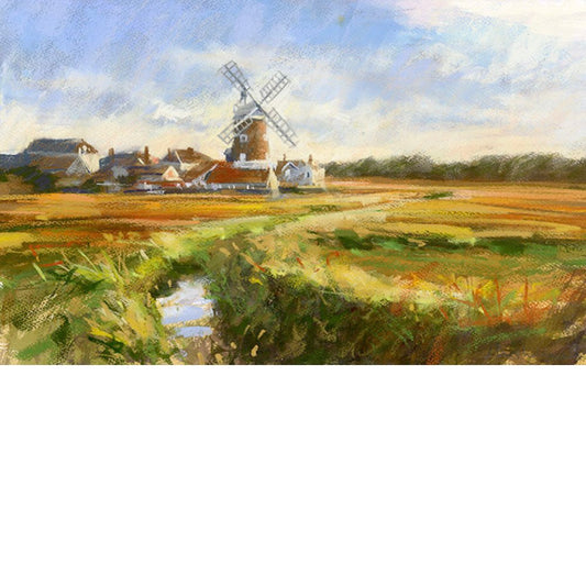 Cley Mill I |  Limited Edition Print by James Bartholomew RSMA | Red Lobster Gallery