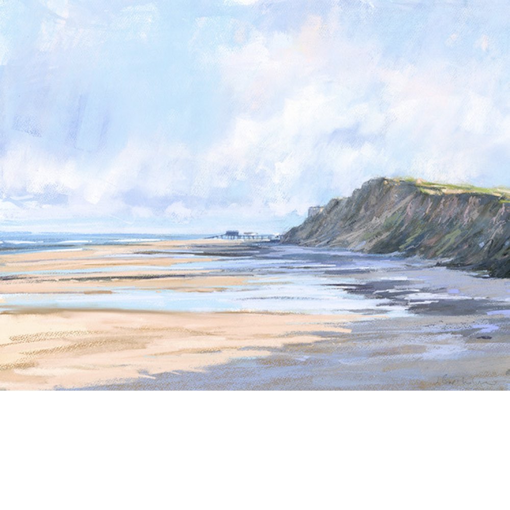 Beach Towards Cromer | Limited Edition Print by James Bartholomew RSMA | Red Lobster Gallery