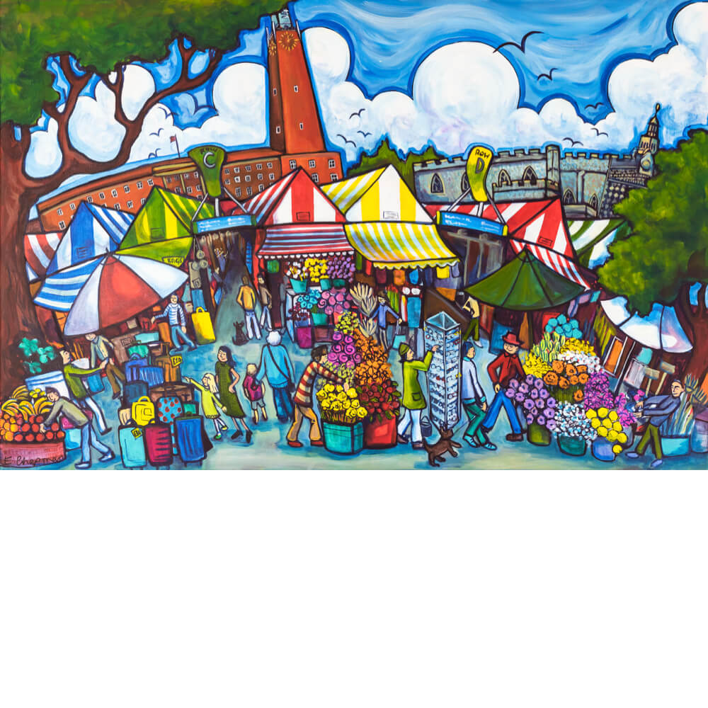 Norwich Market | Limited Edition Print by Emily Chapman
