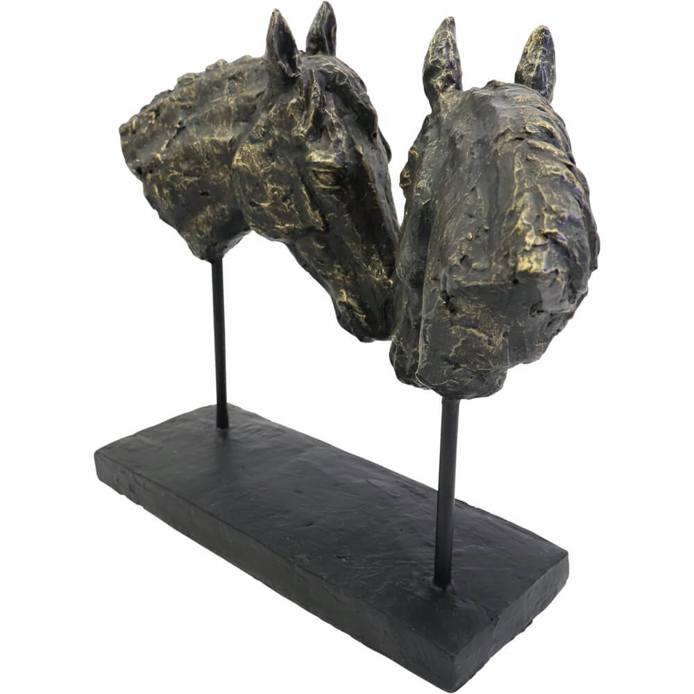 Nuzzling Horses Decorative Sculpture