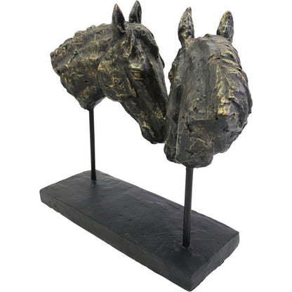Nuzzling Horses | Decorative Sculpture