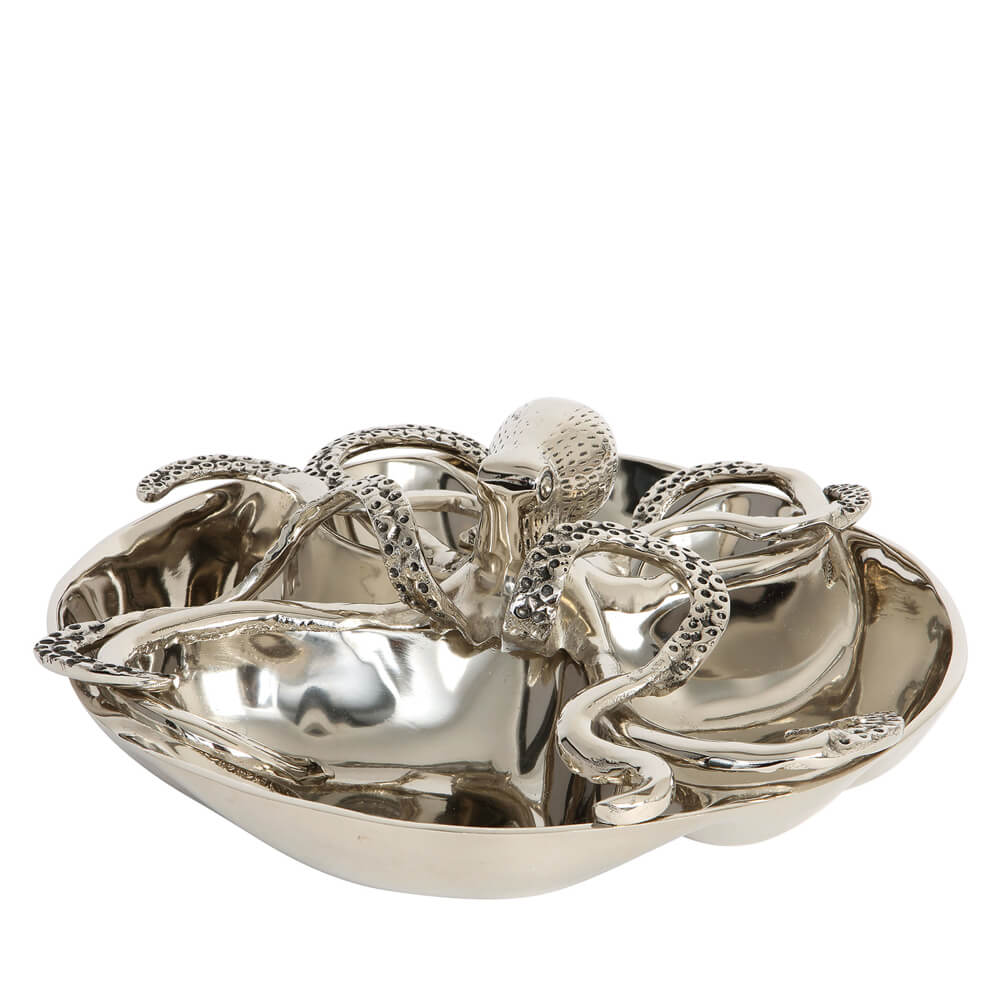 Octopus Four Section Serving Plate