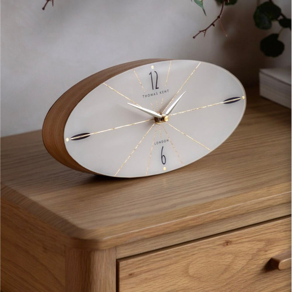 Oval Greenwich Mantel Clock