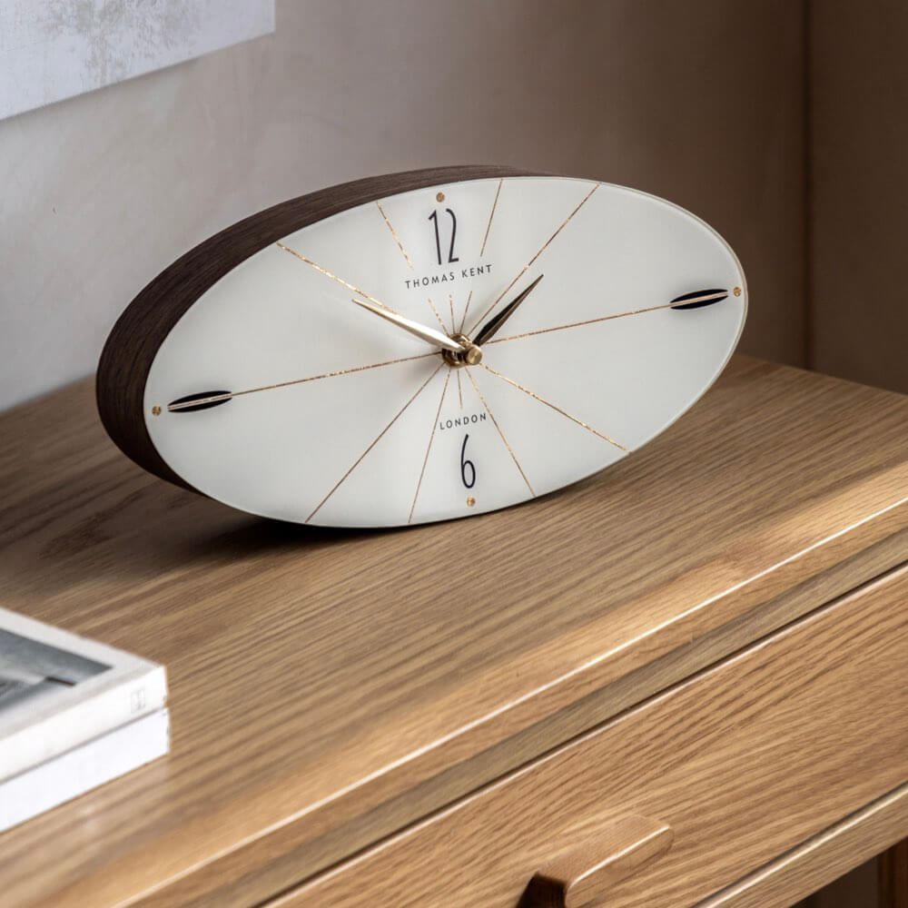 Oval Greenwich Mantel Clock