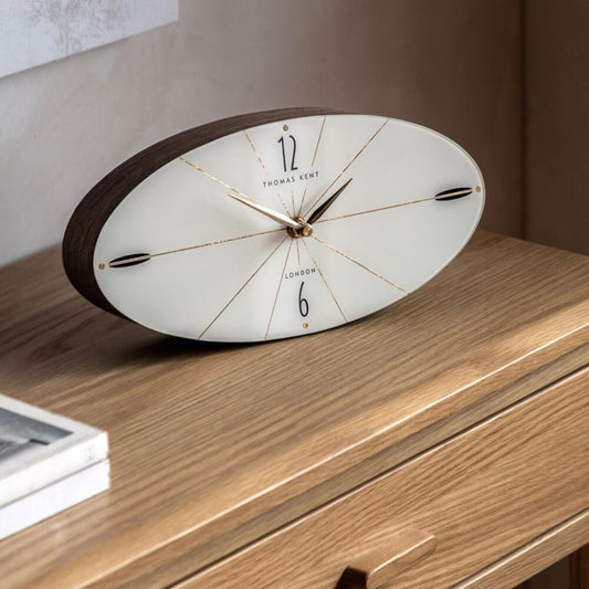 Oval Greenwich Mantel Clock
