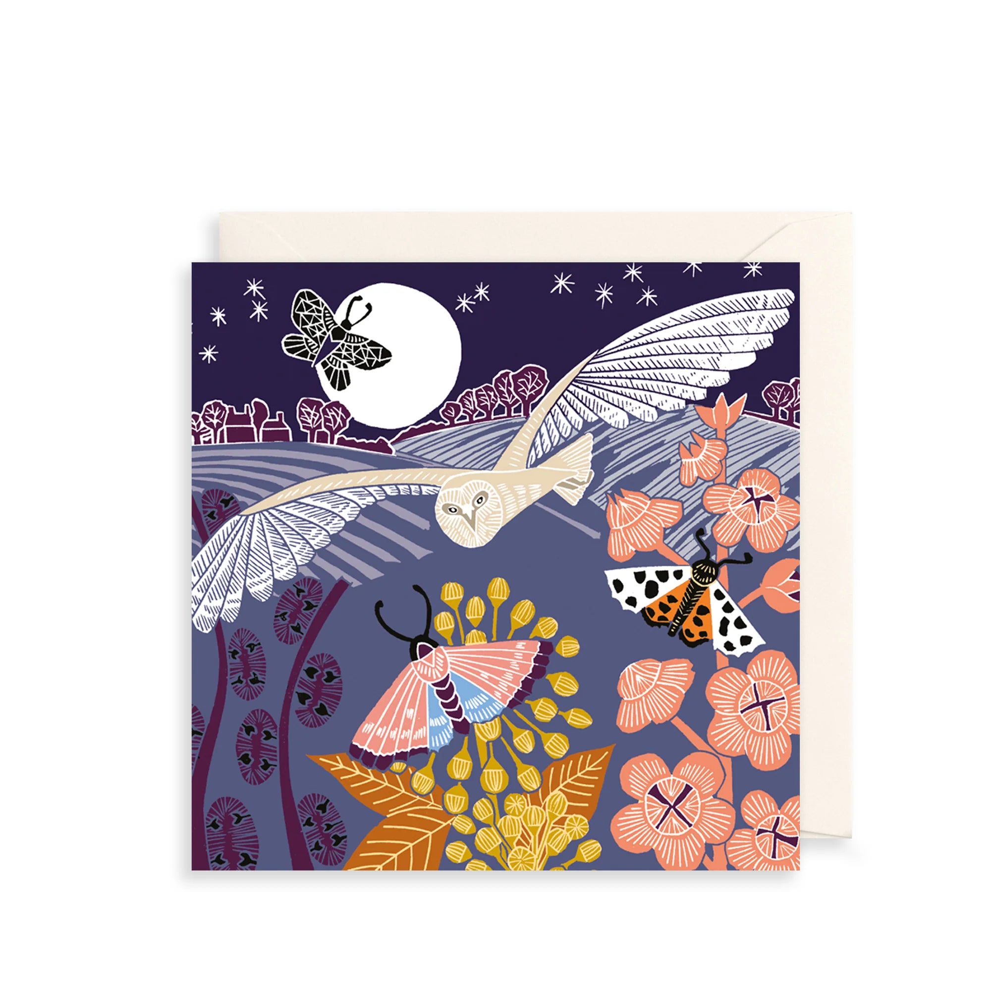 Owl at Night Card