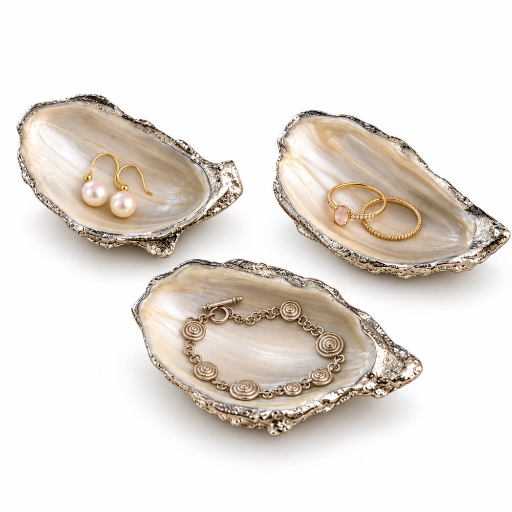 Oyster Jewellery Holders | Set of 3