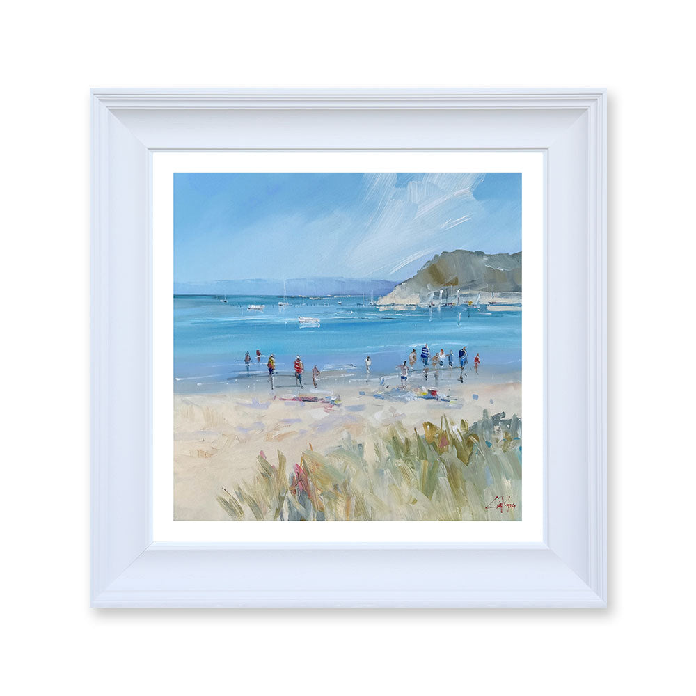 Beach Day | Framed Print by Craig Trewin Penny